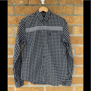 FRED PERRY Checkered Plaid size small
